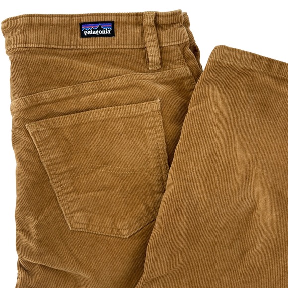 Patagonia Pants - Patagonia Womens Size 33 Corduroy Pants Brown Straight Fit